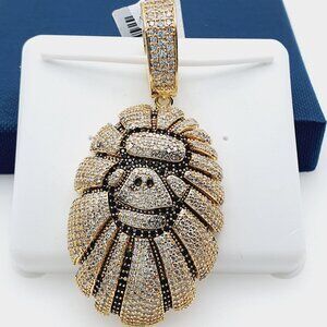 "925 Sterling Silver Plated CZ Pendant, INUS1BR199